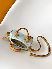 Colestore Louis Vuitton Nano Speedy Monogram Origine Bleu Courrie 16.0 x 10.0 x 7.5cm - 5