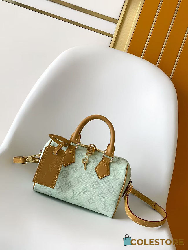 	 Colestore Louis Vuitton Speedy Bandouliere 20 Monogram Vert Asnières 20.5 x 13.5 x 12.0cm - 1