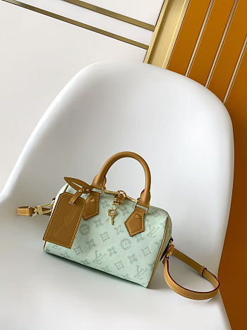 	 Colestore Louis Vuitton Speedy Bandouliere 20 Monogram Vert Asnières 20.5 x 13.5 x 12.0cm