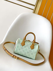 	 Colestore Louis Vuitton Speedy Bandouliere 20 Monogram Vert Asnières 20.5 x 13.5 x 12.0cm - 3