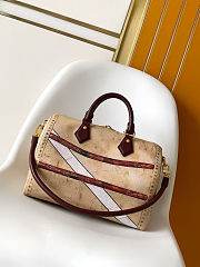 Colestore Louis Vuitton Speedy Soft 30 Bag Beige Coated canvas 30 x 21 x 17 cm - 5