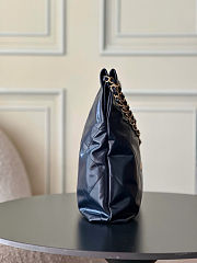 Colestore Chanel bag 22   Glossy calfskin leather & gold-plated metal  Navy Blue 39x42x8cm - 5