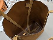 Colestore Chloé Spin tote Bag in Grained & Suede Leather Brown 27x30x14 cm - 2