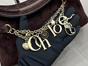 Colestore Chloé Charms Hobo Bag in Suede Leather Dark Brown 28.5x18x10cm - 5