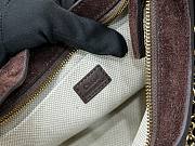 Colestore Chloé Charms Hobo Bag in Suede Leather Dark Brown 28.5x18x10cm - 3