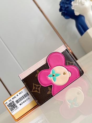 Colestore Louis Vuitton Visionary Journeys Seoul Exclusive Card Holder Monogram Pink Opal 11 x 7 x 0.5 cm