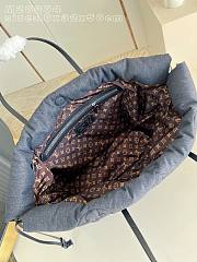 Colestore  Louis Vuitton LV Ski Neverfull Inside Out MM Other Monogram Canvas Black Jeans M26364 18 x 32 x 56 cm - 2