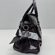 Colestore Miu Miu Leather Handbag With Shoulder Strap Dark Brown 27 × 13 × 24 cm - 3