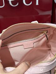 Colestore Gucci Ophidia Medium Boston Bag Pink GG Canvas 30x16x20cm - 5