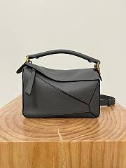Colestore Loewe Small Puzzle Edge bag in Soft Grained Calfskin Dark Grey 24x16.5x10.5 cm - 1