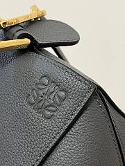 Colestore Loewe Small Puzzle Edge bag in Soft Grained Calfskin Dark Grey 24x16.5x10.5 cm - 4