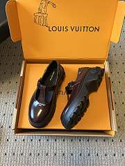 Colestore Louis Vuitton LV Squad Mary Jane Burgundy  - 2