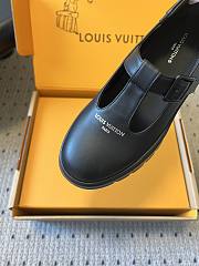 Colestore Louis Vuitton LV Squad Mary Jane Black Plain Calf Leather - 6