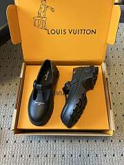 Colestore Louis Vuitton LV Squad Mary Jane Black Plain Calf Leather - 2