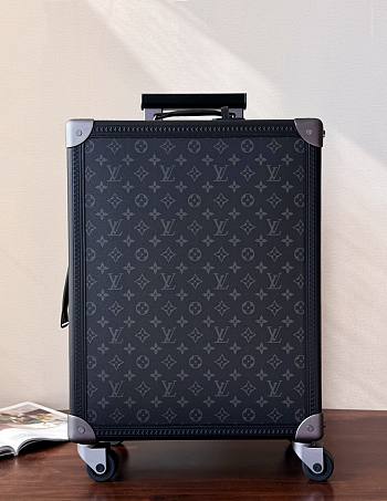 Colestore Louis Vuitton Rolling Trunk Suitcase Black Monogram M20212 Luggage Suitcase 39 x 55 x 24 cm