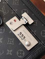 Colestore Louis Vuitton Rolling Trunk Suitcase Black Monogram M20212 Luggage Suitcase 39 x 55 x 24 cm - 5