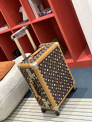 Colestore Louis Vuitton Rolling Trunk Chocolate  Monogram Craggy Coated Canvas M25241 39 x 55 x 24 cm - 4