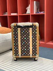 Colestore Louis Vuitton Rolling Trunk Chocolate  Monogram Craggy Coated Canvas M25241 39 x 55 x 24 cm - 3