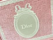 	 Colestore Dior Small Dior Book Tote with Strap Rose Soupir Dior Oblique Embroidery with White Lace and Dior Médaillon (26 x 22 x 8 cm) - 3