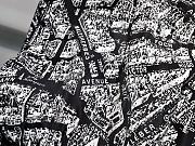 Colestore Dior Black and White Plan de Paris Embroidery Bomber Jacket - 4