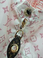 Colestore Louis Vuitton Monogram Zip-Up Jacket Pink/White - 2