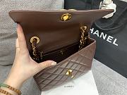 Colestore Chanel Trendy CC Brown Lambskin Top Handle 25x20x9cm - 5