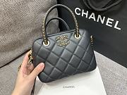 Colestore Chanel 25c  Bowling Bag in Black 22x18x7cm - 3