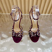 Colestore Aquazzura Tequila Sandal Bordeaux - 2