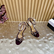 Colestore Aquazzura Tequila Sandal Bordeaux - 3