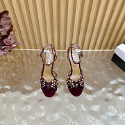 Colestore Aquazzura Tequila Sandal Bordeaux - 5