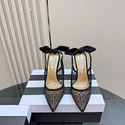 Colestore Aquazzura Bow Tie Net Pump 10 Black - 6