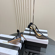 Colestore Aquazzura Bow Tie Net Pump 10 Black - 5