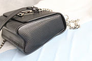 Colestore Louis Vuitton Twist MM Epi Black Silver Hardware 23x18x8cm - 5