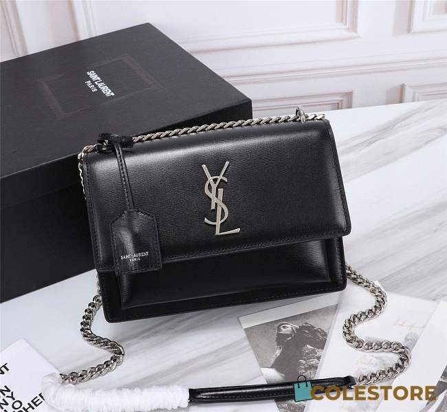 Colestore Saint Laurent YSl Sunset Black Bag 23cm - 1