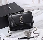 Colestore Saint Laurent YSl Sunset Black Bag 23cm - 1