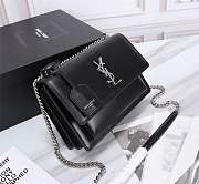 Colestore Saint Laurent YSl Sunset Black Bag 23cm - 6