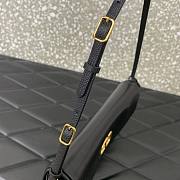 Colestore Valentino Garavani DeVain Small Shoulder Bag in Laminated Nappa Leather Black 23.5x12x3cm - 6