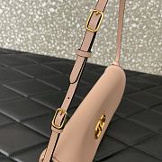 	 Colestore Valentino Garavani DeVain Small Nappa Shoulder Bag Rose Sand 23.5x12x3cm - 6