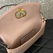 	 Colestore Valentino Garavani DeVain Small Nappa Shoulder Bag Rose Sand 23.5x12x3cm - 5