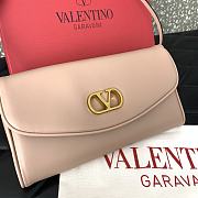 	 Colestore Valentino Garavani DeVain Small Nappa Shoulder Bag Rose Sand 23.5x12x3cm - 3
