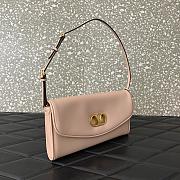 	 Colestore Valentino Garavani DeVain Small Nappa Shoulder Bag Rose Sand 23.5x12x3cm - 2