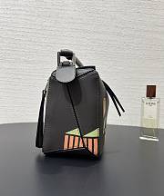 Colestore Loewe x Louis Wain   Futurist Cat Puzzle Bag Small in Classic Calfskin Dark Taupe 24x16x10cm - 5