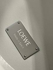 Colestore Loewe Small Puzzle Bag in Soft Grain Calfskin Soft White 24x10x14cm - 6