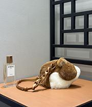 Colestore Loewe x Suna Fujita Shearling Crossbody Bag 21x13x15cm - 6