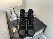 Colestore Chanel Lace-up Shoes Skin color & Skin color Black - 1