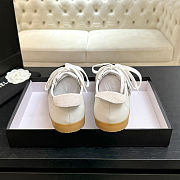 Colestore Chanel Sneakers Embossed Calfskin and Suede Calfskin White & Black - 4