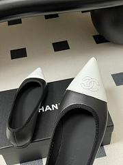 Colestore Chanel Ballerina Shoes Gradient Sheepskin & Sheepskin  Black & White - 6
