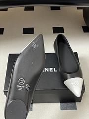 Colestore Chanel Ballerina Shoes Gradient Sheepskin & Sheepskin  Black & White - 4