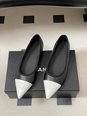 Colestore Chanel Ballerina Shoes Gradient Sheepskin & Sheepskin  Black & White - 5