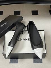 Colestore Chanel Ballerina Shoes Gradient Sheepskin & Sheepskin  Black & White - 2